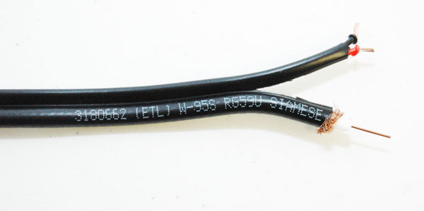 dvr camera cable types