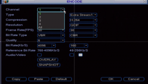 Encode Menu